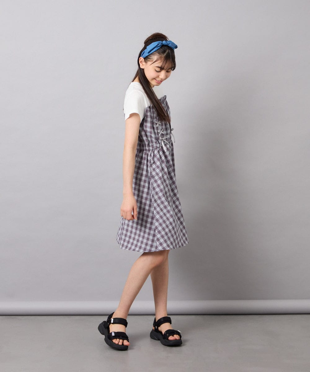 KGHGD10014 a.v.v KIDS(アー・ヴェ・ヴェ) [KIDS]リボンカチューシャ ネイビー