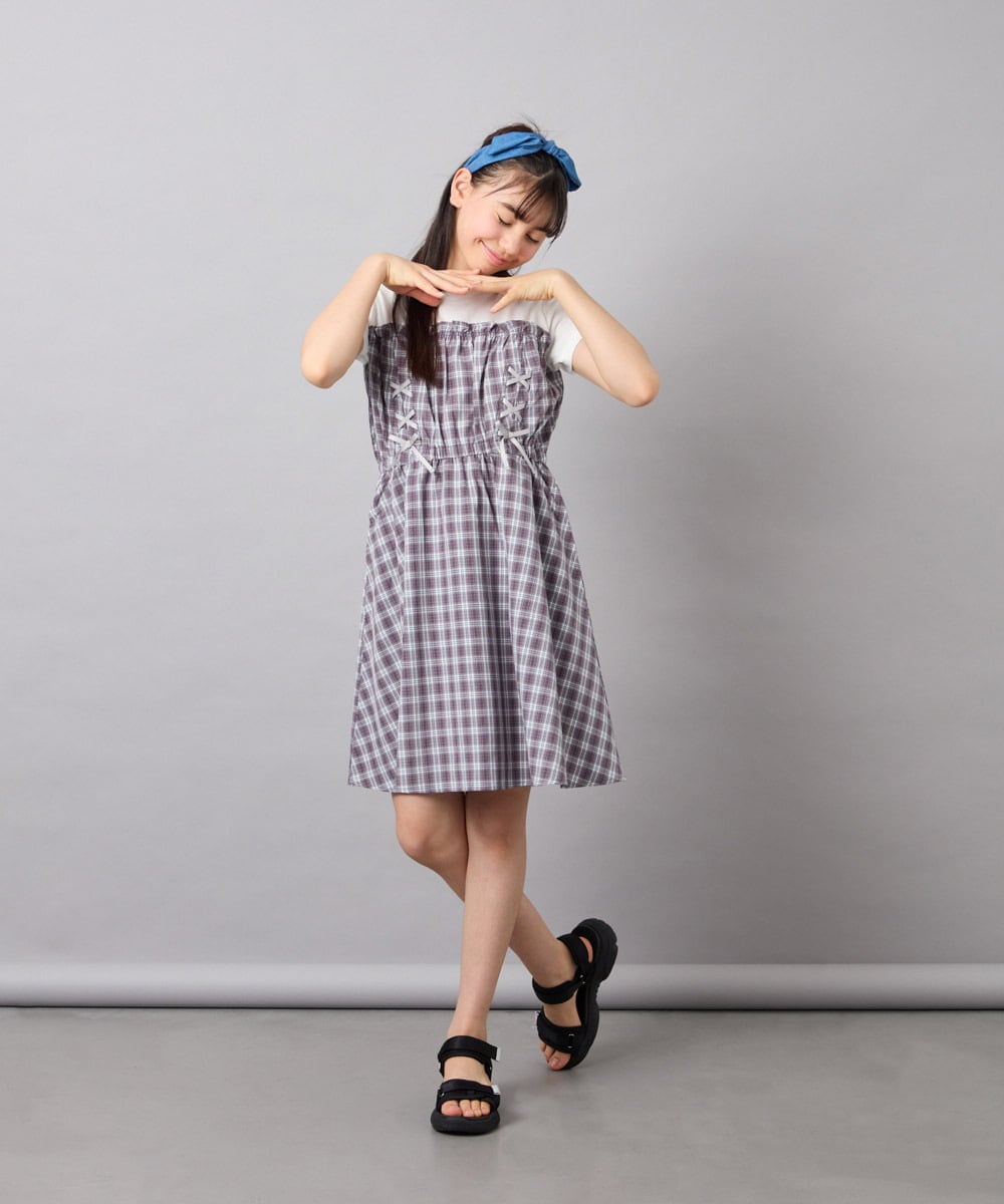 KGHGD10014 a.v.v KIDS(アー・ヴェ・ヴェ) [KIDS]リボンカチューシャ ネイビー