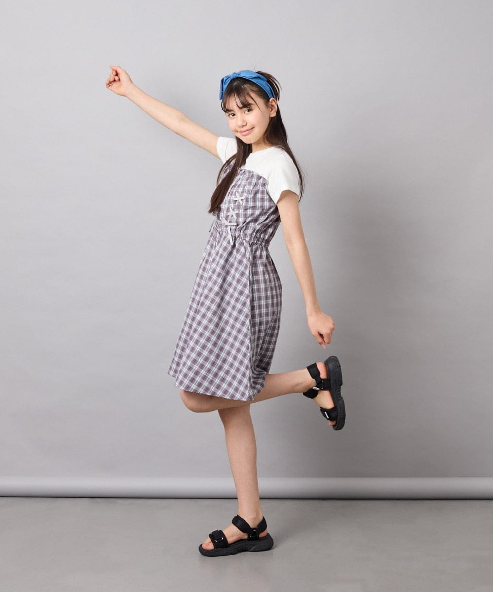 KGHGD10014 a.v.v KIDS(アー・ヴェ・ヴェ) [KIDS]リボンカチューシャ ネイビー