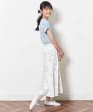KGHGM21007 a.v.v KIDS(アー・ヴェ・ヴェ) [KIDS]シアーチェックビッグリボンシュシュ ブラック