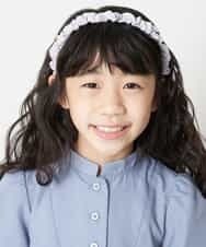 KGHGM23009 a.v.v KIDS(アー・ヴェ・ヴェ) [KIDS]ギャザーカチューシャ ピンク