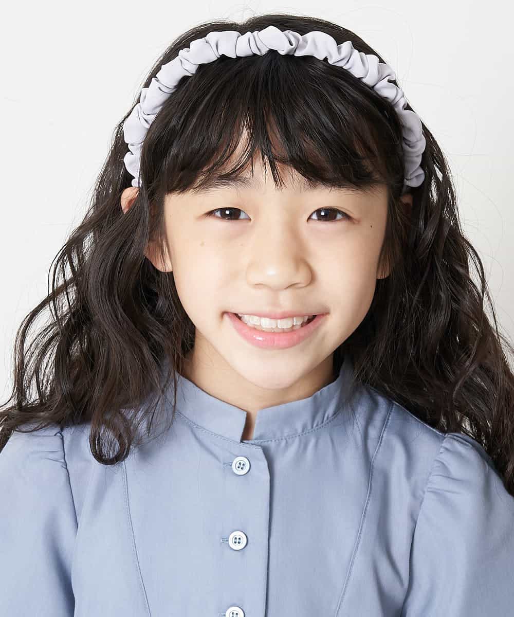 KGHGM23009 a.v.v KIDS(アー・ヴェ・ヴェ) [KIDS]ギャザーカチューシャ ピンク