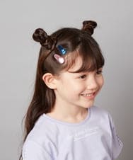 KGHGV17007 a.v.v KIDS(アー・ヴェ・ヴェ) [KIDS]【2個セット】ラメヘアピン シルバー