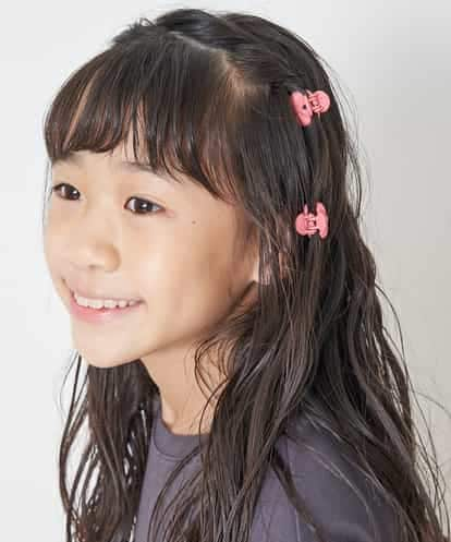 KGHJJ02005 a.v.v KIDS [KIDS]リボンミニヘアクリップ