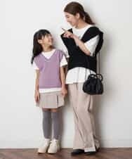 KGHJM02014 a.v.v KIDS(アー・ヴェ・ヴェ) [KIDS]フェイクレザーカチューシャ ブラウン