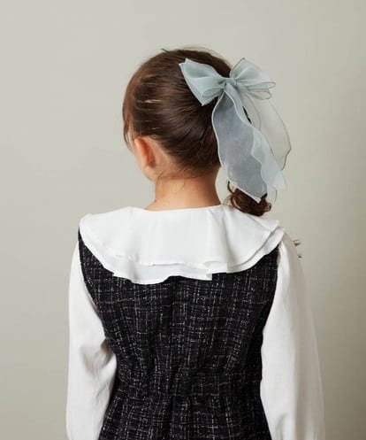 KGHKS13009  [KIDS]シフォンリボンヘアゴム