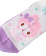 KGLAA01012 a.v.v KIDS(アー・ヴェ・ヴェ) [KIDS]【マイメロディ】3Pソックスセット ラベンダー