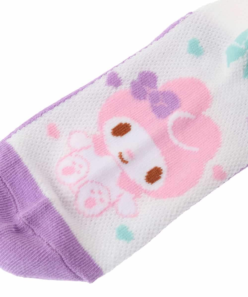 KGLAA01012 a.v.v KIDS(アー・ヴェ・ヴェ) [KIDS]【マイメロディ】3Pソックスセット ラベンダー