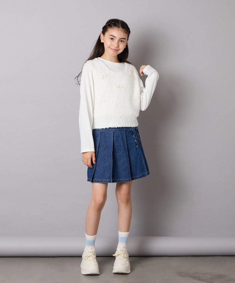 KGLAD01014 a.v.v KIDS(アー・ヴェ・ヴェ) [KIDS]【3点セット】スポーティーアソートソックス ライトブルー