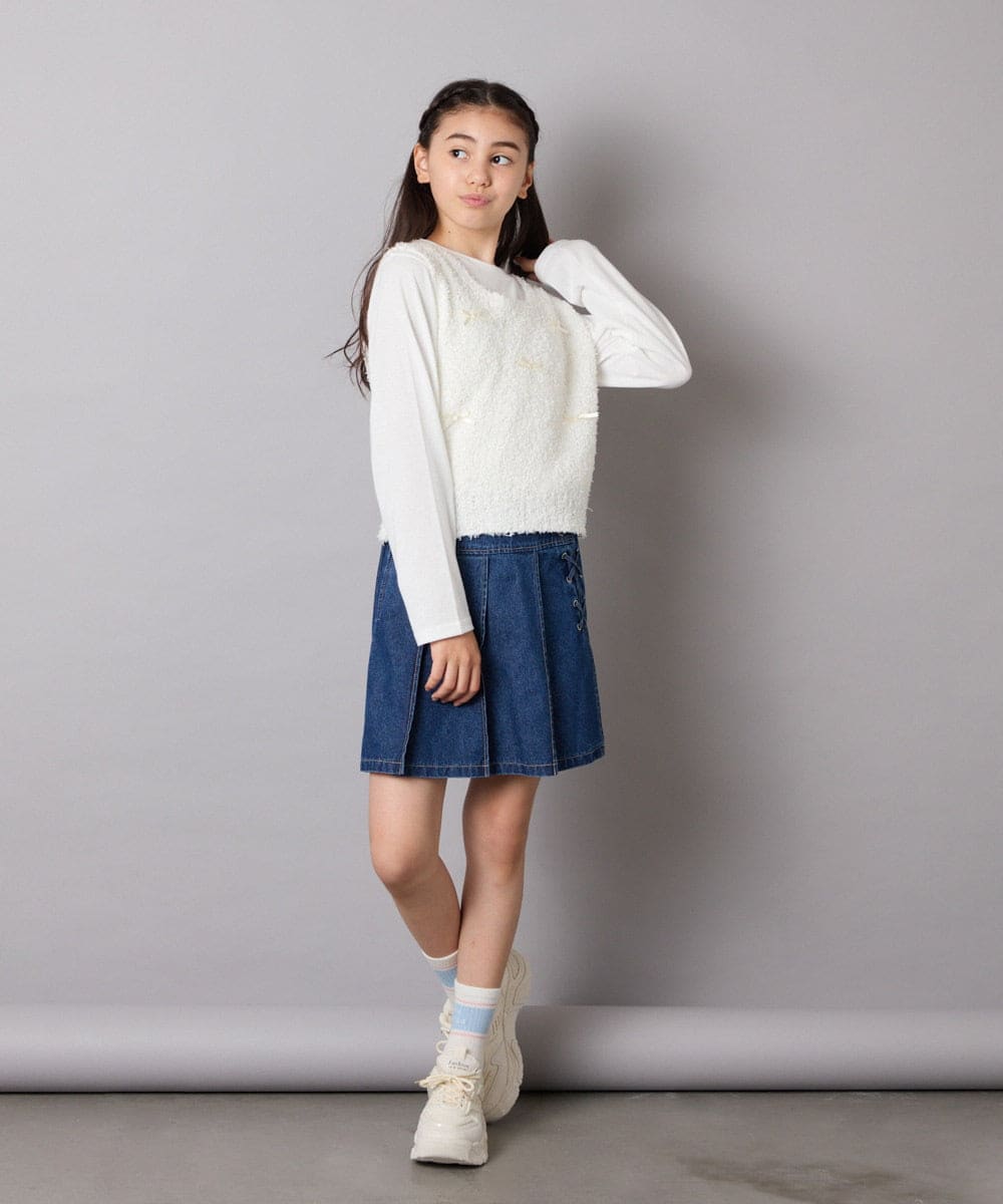 KGLAD01014 a.v.v KIDS(アー・ヴェ・ヴェ) [KIDS]【3点セット】スポーティーアソートソックス ライトブルー