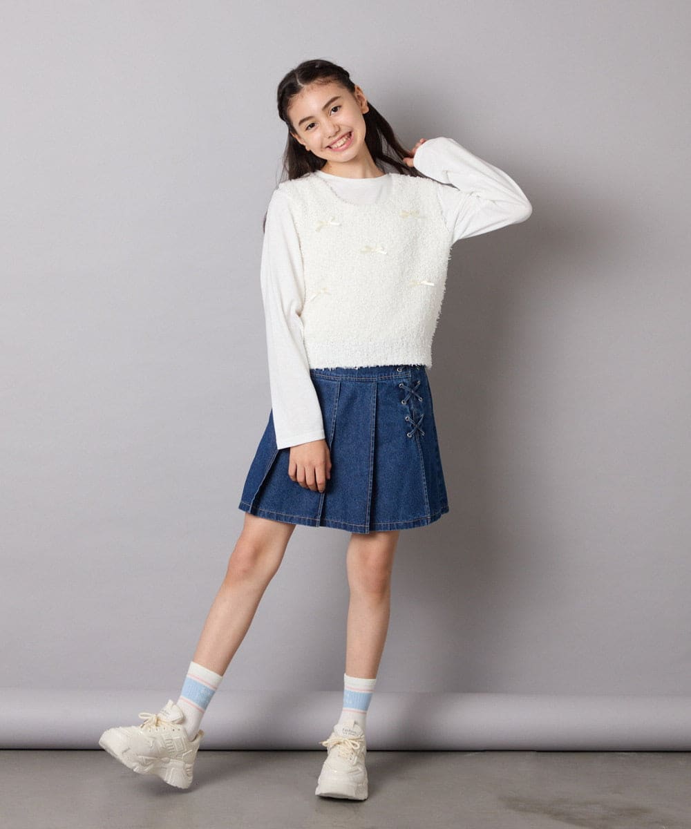KGLAD01014 a.v.v KIDS(アー・ヴェ・ヴェ) [KIDS]【3点セット】スポーティーアソートソックス ライトブルー