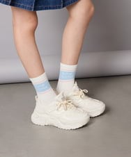 KGLAD01014 a.v.v KIDS(アー・ヴェ・ヴェ) [KIDS]【3点セット】スポーティーアソートソックス ライトブルー