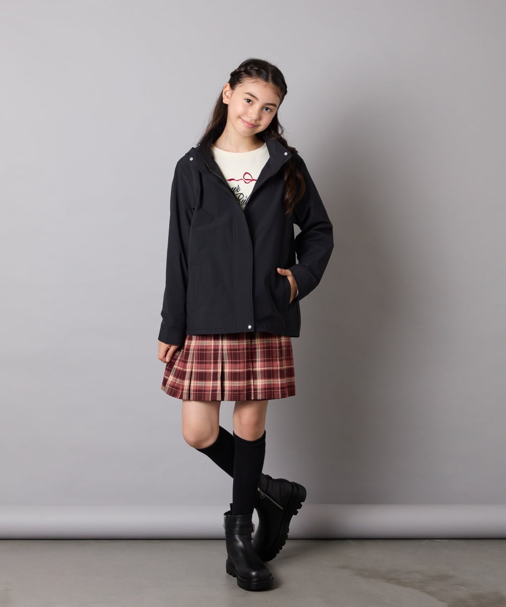 KGLAD04009 a.v.v KIDS(アー・ヴェ・ヴェ) [KIDS]ハート刺繍ニーハイソックス グレー