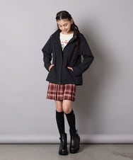 KGLAD04009 a.v.v KIDS(アー・ヴェ・ヴェ) [KIDS]ハート刺繍ニーハイソックス グレー