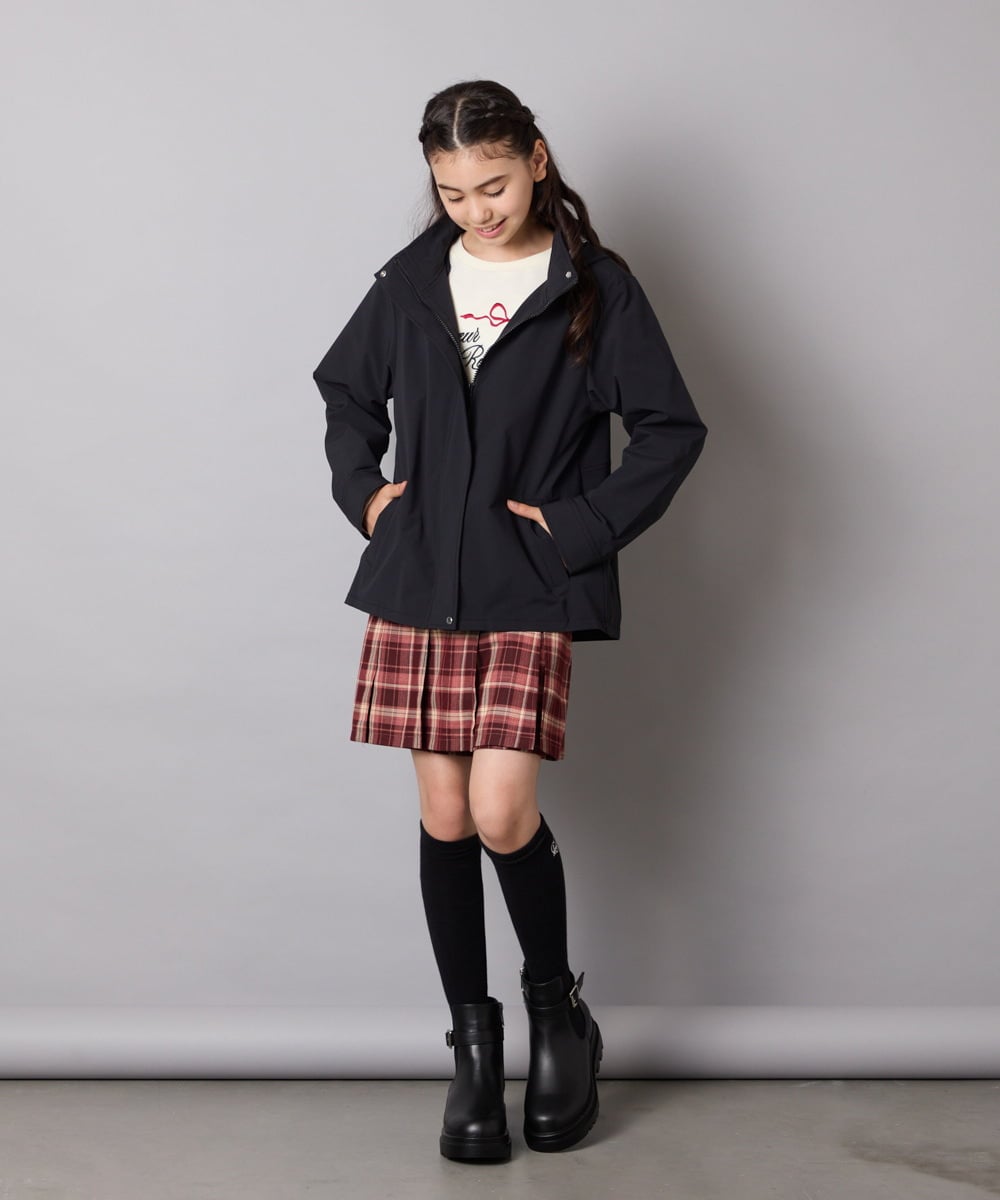 KGLAD04009 a.v.v KIDS(アー・ヴェ・ヴェ) [KIDS]ハート刺繍ニーハイソックス グレー
