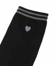 KGLAG32009 a.v.v KIDS(アー・ヴェ・ヴェ) [KIDS]【19-21/22-24cm】ラインニーハイソックス ブラック