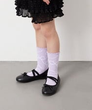 KGLAG34014 a.v.v KIDS(アー・ヴェ・ヴェ) [KIDS]【19-21/22-24cm】フェミニン3足セット ピンク
