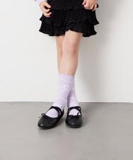 KGLAG34014 a.v.v KIDS(アー・ヴェ・ヴェ) [KIDS]【19-21/22-24cm】フェミニン3足セット ピンク