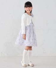 KGLCD03014 a.v.v KIDS(アー・ヴェ・ヴェ) [KIDS]フリルリボンハイソックス ホワイト