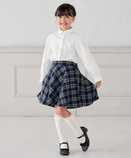 KGLCD03014 a.v.v KIDS(アー・ヴェ・ヴェ) [KIDS]フリルリボンハイソックス ホワイト