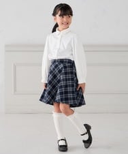 KGLCD03014 a.v.v KIDS(アー・ヴェ・ヴェ) [KIDS]フリルリボンハイソックス ホワイト