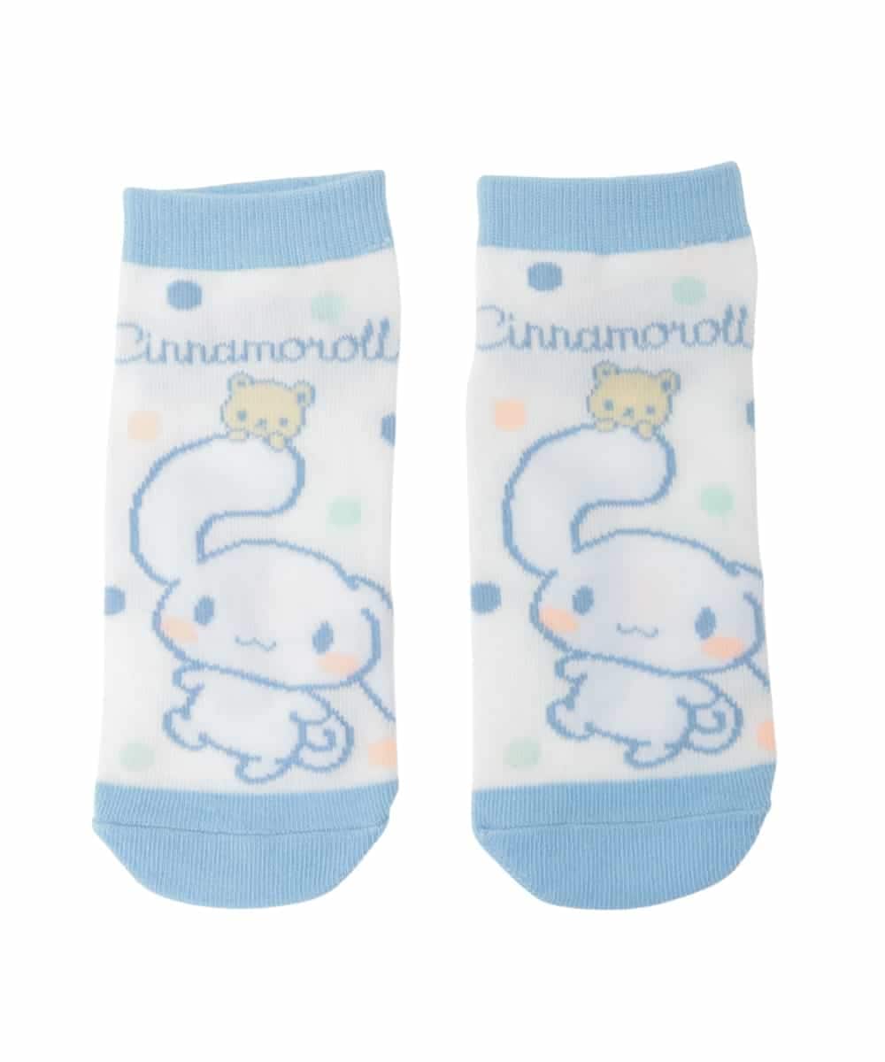 KGLED01012 a.v.v KIDS(アー・ヴェ・ヴェ) [KIDS]【シナモロール】３点セットアソートソックス ライトブルー