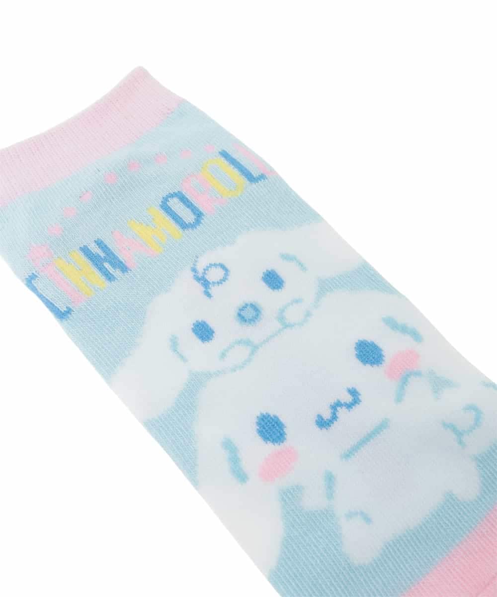 KGLED01012 a.v.v KIDS(アー・ヴェ・ヴェ) [KIDS]【シナモロール】３点セットアソートソックス ライトブルー