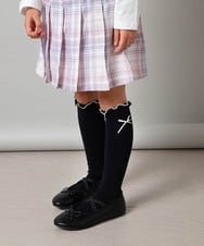 KGLFS12009 a.v.v KIDS(アー・ヴェ・ヴェ) [KIDS]フリルメローハイソックス ネイビー