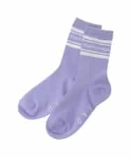 KGLGD10014 a.v.v KIDS(アー・ヴェ・ヴェ) [KIDS]【3点セット】アソートソックス ラベンダー