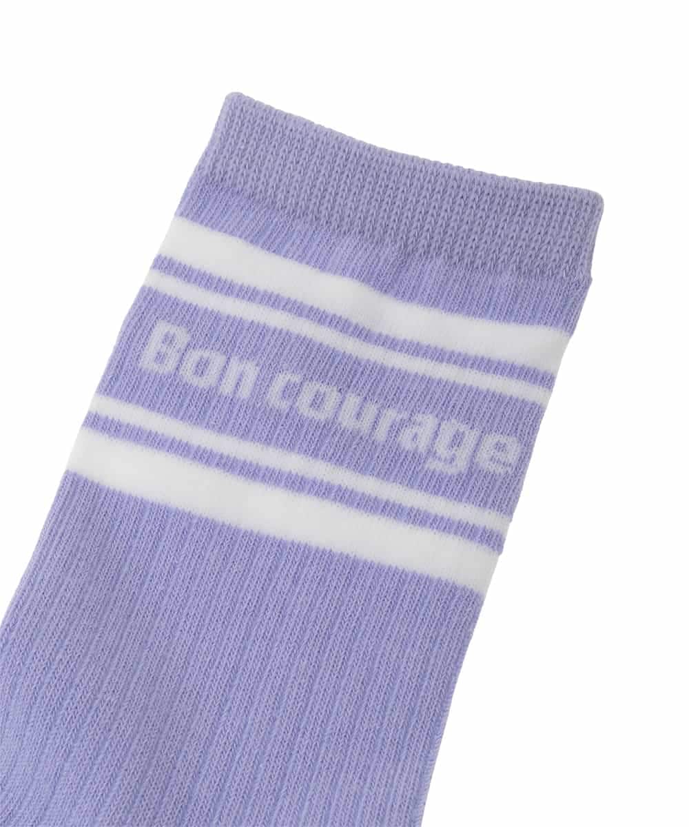 KGLGD10014 a.v.v KIDS(アー・ヴェ・ヴェ) [KIDS]【3点セット】アソートソックス ラベンダー