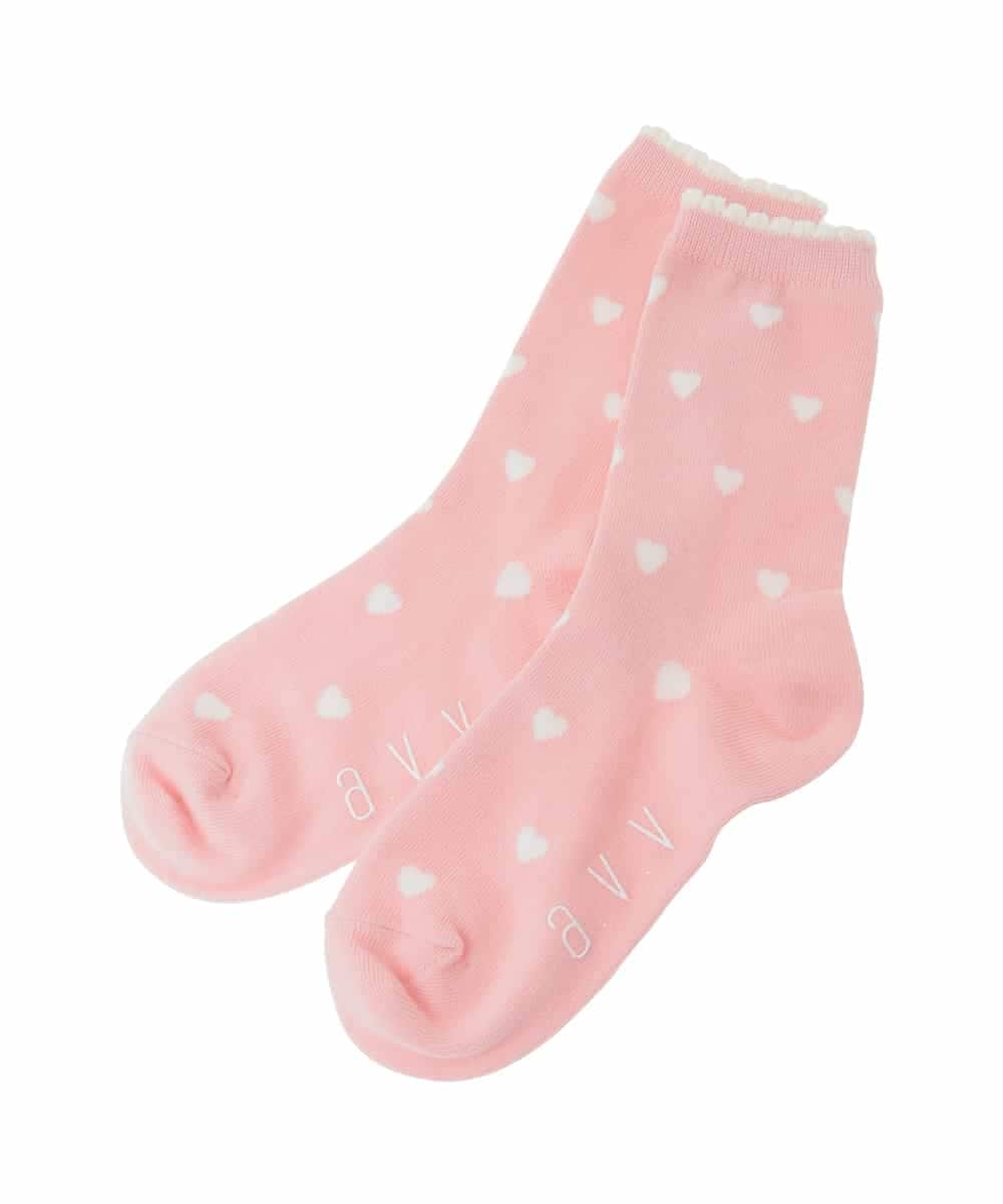 KGLGD11014 a.v.v KIDS(アー・ヴェ・ヴェ) [KIDS]【3点セット】アソートソックス ピンク