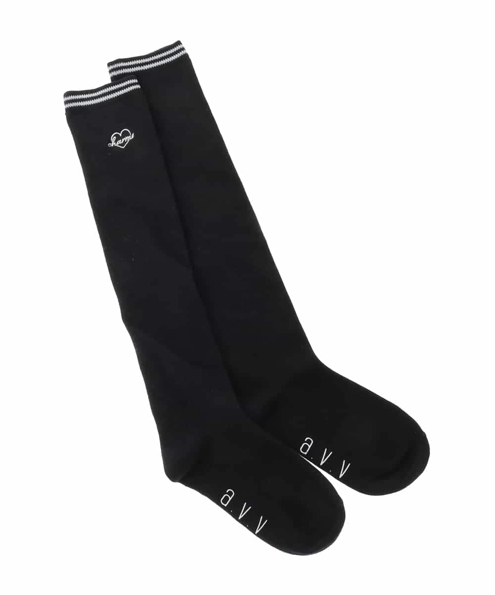 KGLGD13009 a.v.v KIDS(アー・ヴェ・ヴェ) [KIDS]ラインニーハイ ブラック