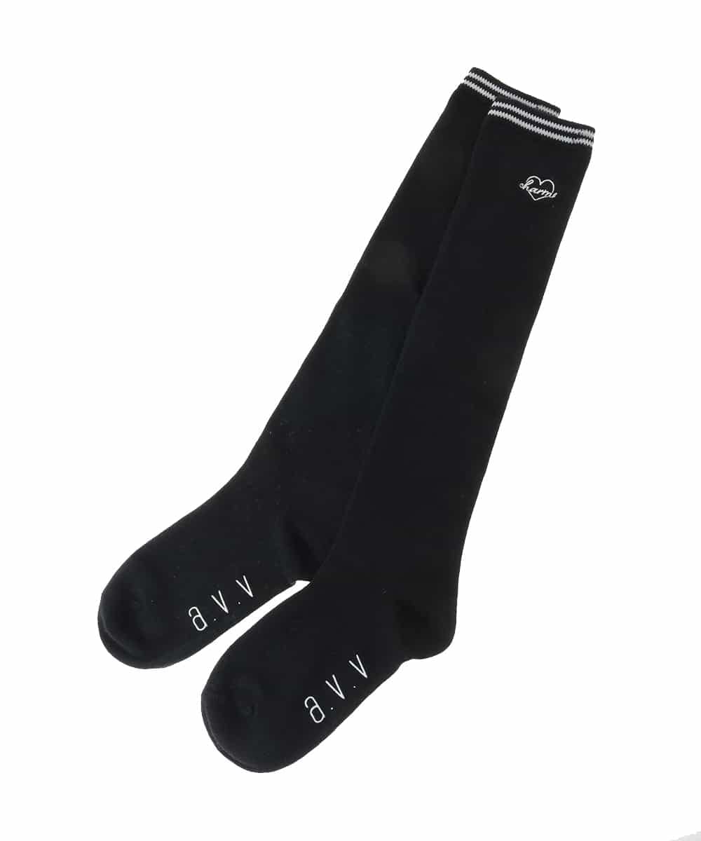 KGLGD13009 a.v.v KIDS(アー・ヴェ・ヴェ) [KIDS]ラインニーハイ ブラック