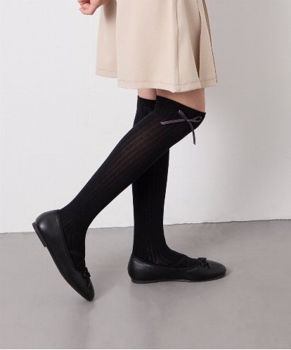 KGLGD14009 a.v.v KIDS [KIDS]サイドリボンニーハイ