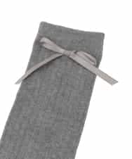 KGLGD14009 a.v.v KIDS(アー・ヴェ・ヴェ) [KIDS]サイドリボンニーハイ グレー