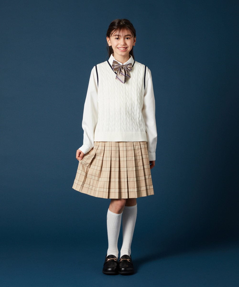 KGLTA01007 a.v.v KIDS(アー・ヴェ・ヴェ) [KIDS]【卒服】Aハイソックス ホワイト