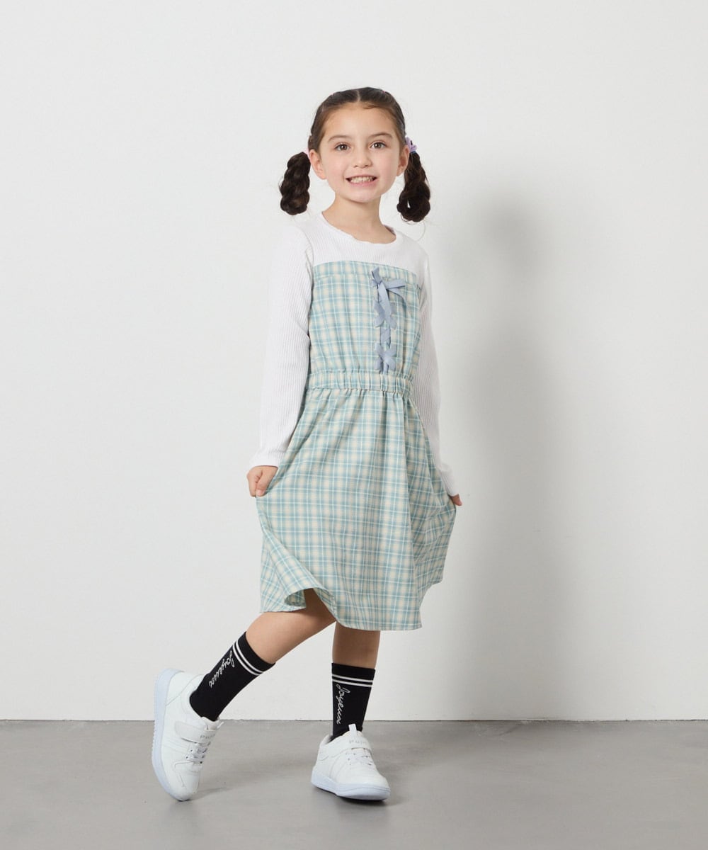 KGLTA01014 a.v.v KIDS(アー・ヴェ・ヴェ) [KIDS]3足セットソックス グレー