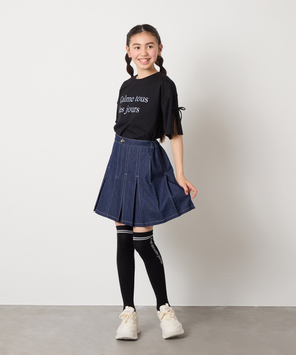 KGLTA05009 a.v.v KIDS(アー・ヴェ・ヴェ) [KIDS]メッセージニーハイ グレー