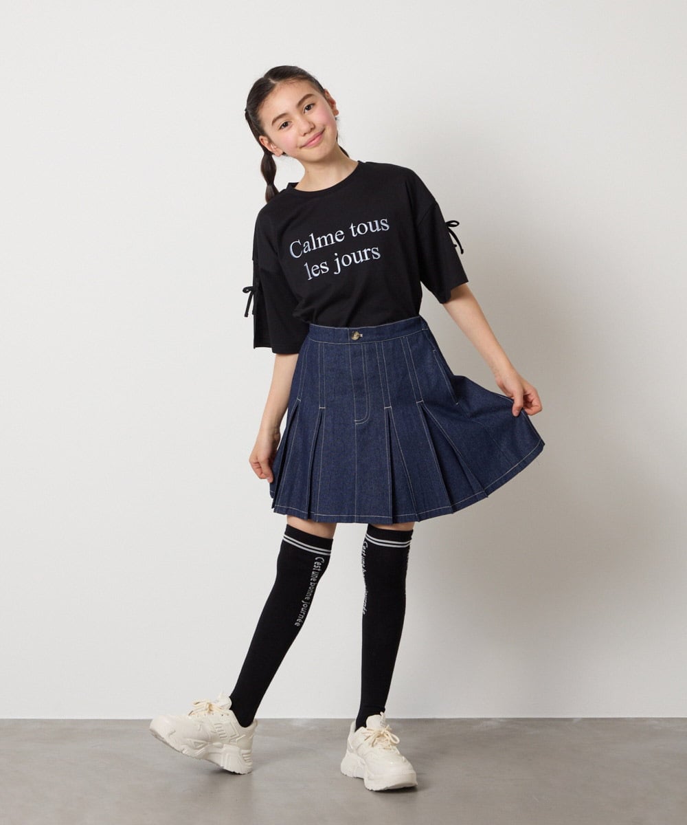 KGLTA05009 a.v.v KIDS(アー・ヴェ・ヴェ) [KIDS]メッセージニーハイ グレー