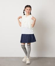 KGLTA05009 a.v.v KIDS(アー・ヴェ・ヴェ) [KIDS]メッセージニーハイ グレー
