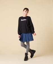 KGUAD07014 a.v.v KIDS(アー・ヴェ・ヴェ) [KIDS]ジャガードタイツ グレー