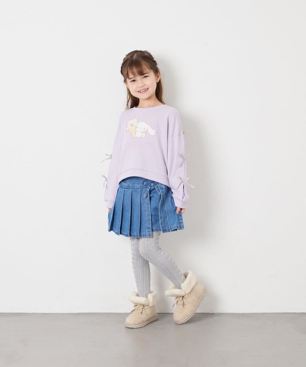 KGUAG30014 a.v.v KIDS(アー・ヴェ・ヴェ) [110-150]ｼﾞｬｶｰﾄﾞﾀｲﾂ グレー