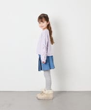 KGUAG30014 a.v.v KIDS(アー・ヴェ・ヴェ) [110-150]ｼﾞｬｶｰﾄﾞﾀｲﾂ グレー