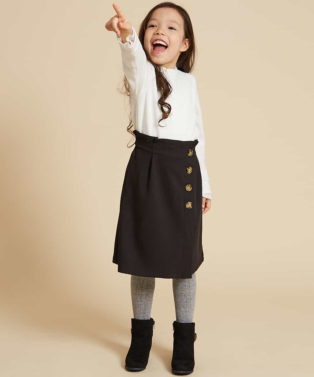 KGUAJ02012 a.v.v KIDS(アー・ヴェ・ヴェ) [KIDS]スカシアミタイツ グレー
