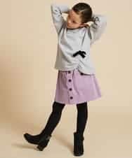 KGUAJ02012 a.v.v KIDS(アー・ヴェ・ヴェ) [KIDS]スカシアミタイツ ブラック
