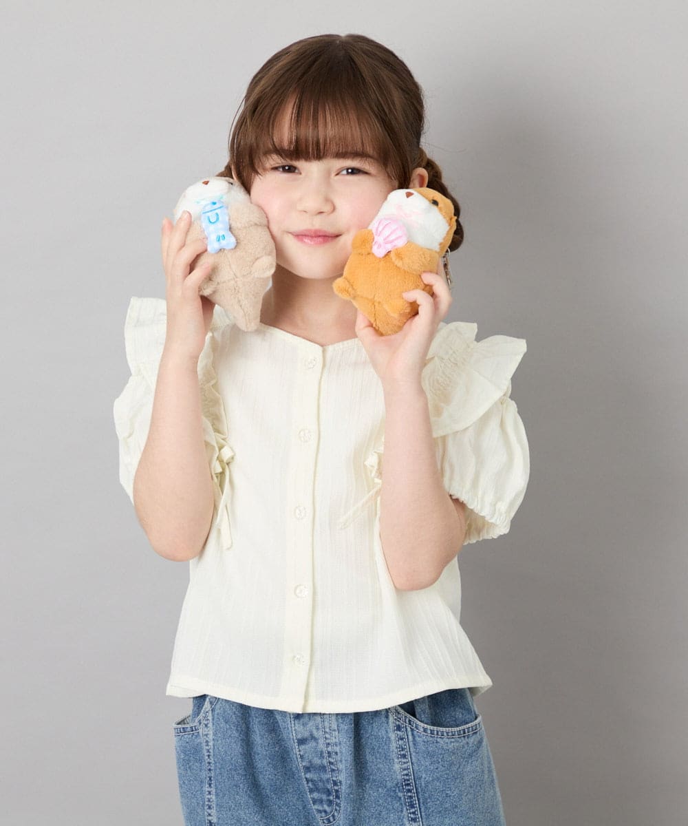 KGYAG30012 a.v.v KIDS(アー・ヴェ・ヴェ) [KIDS]【ギフト/キーホルダー】カワウソチャーム ピンク