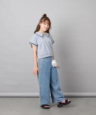 KGYAG30012 a.v.v KIDS(アー・ヴェ・ヴェ) [KIDS]【ギフト/キーホルダー】カワウソチャーム ライトブルー