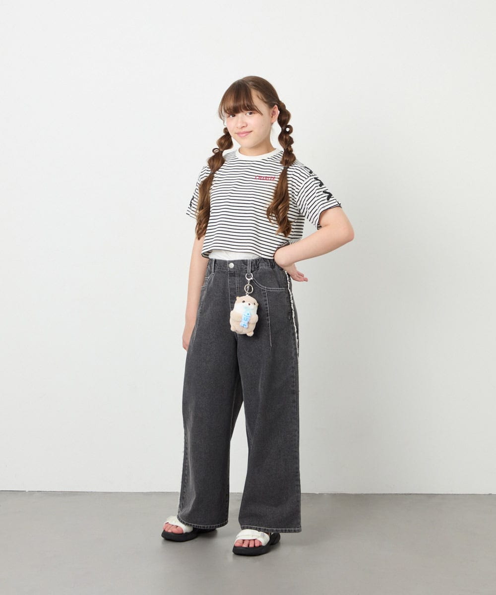 KGYAG30012 a.v.v KIDS(アー・ヴェ・ヴェ) [KIDS]【ギフト/キーホルダー】カワウソチャーム ライトブルー