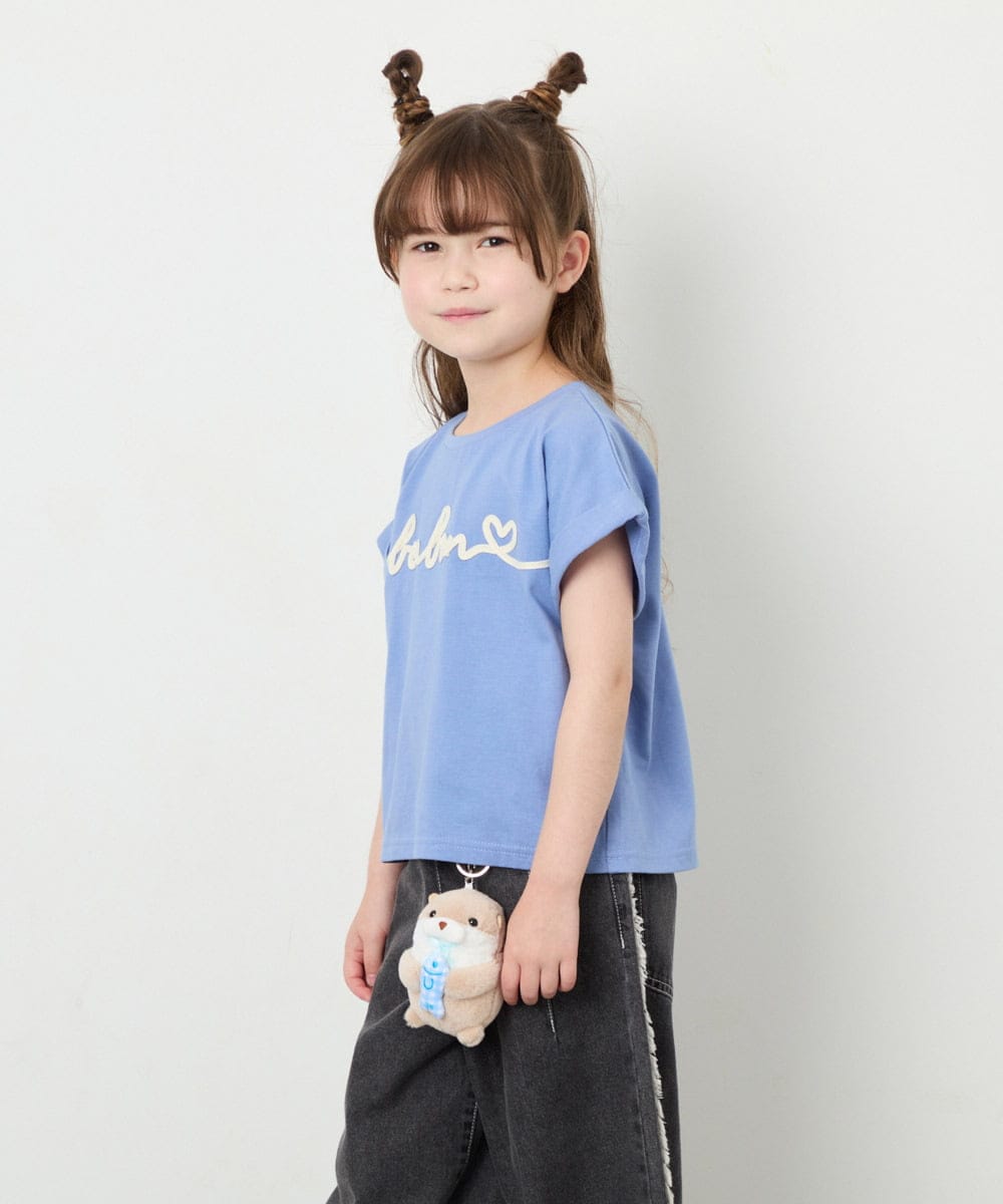 KGYAG30012 a.v.v KIDS(アー・ヴェ・ヴェ) [KIDS]【ギフト/キーホルダー】カワウソチャーム ライトブルー