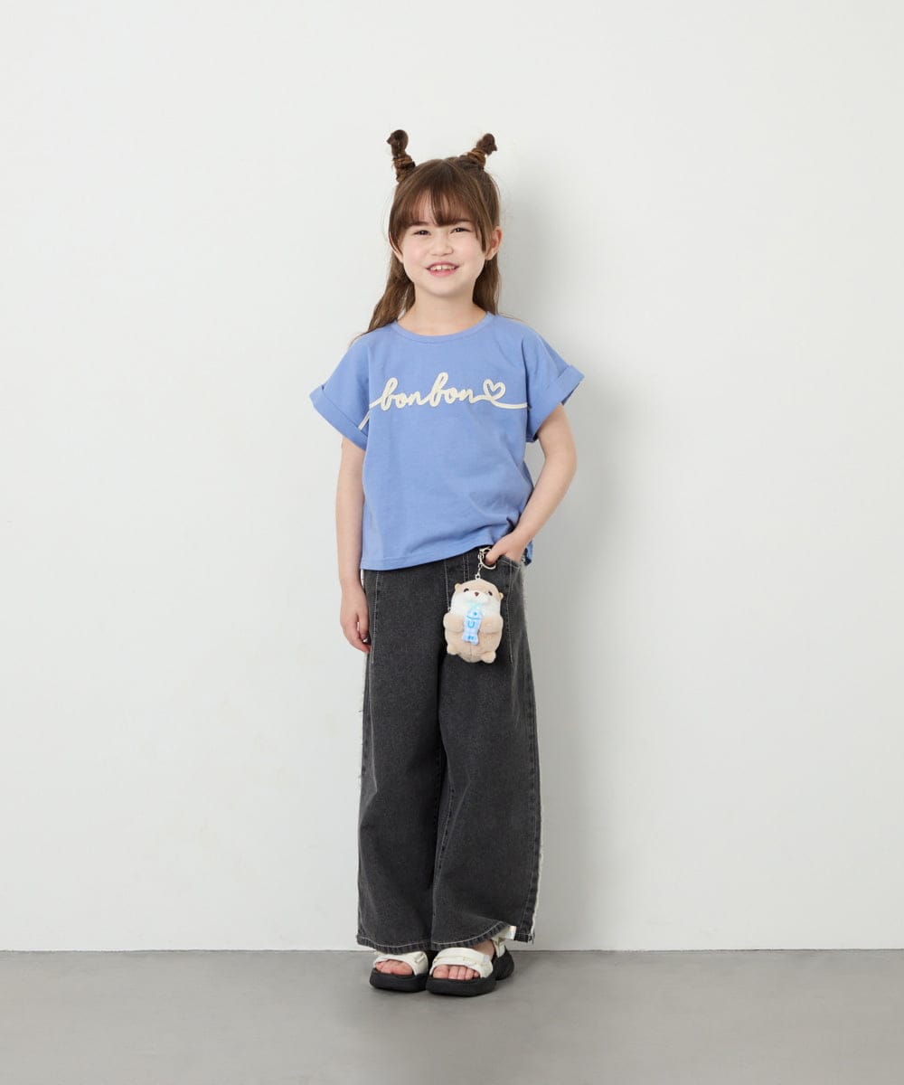 KGYAG30012 a.v.v KIDS(アー・ヴェ・ヴェ) [KIDS]【ギフト/キーホルダー】カワウソチャーム ライトブルー
